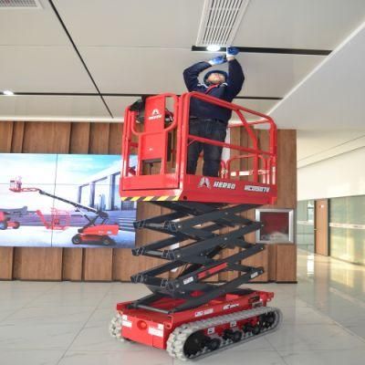 Crawler Battery Scissor Mobile Auto Ladder Lift