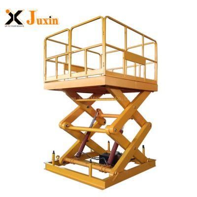Cheap Price 2 Ton Industrial Hydraulic Scissor Freight Lift for Sale