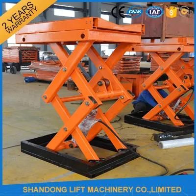 Ce Approved Fixed Hydraulic Scissor Lift