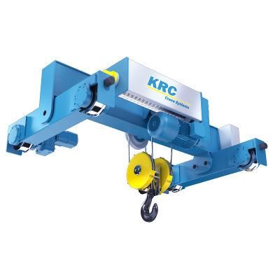 Customized Low Headroom Europe Type Double Girder Electric Wire Rope Hoist Price