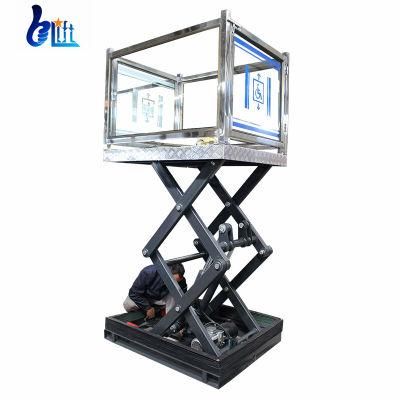 2.5m 3.5m China Hydraulic Wheelchair Elevator Home Lift for Elderly Disabled People