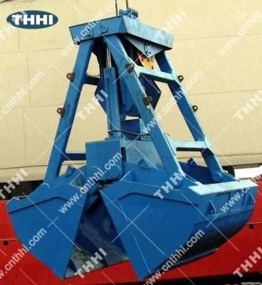 Port Handling Crane Discharging Grab Bucket with Remote Control