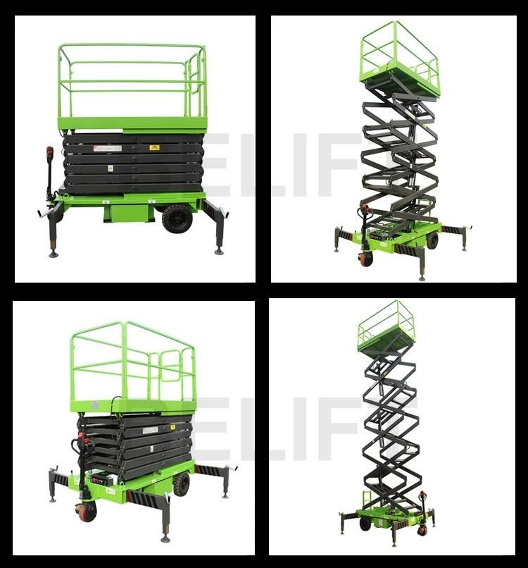 Economic Full Electric Mobile Scissor Lift Manual Lifting Equipment