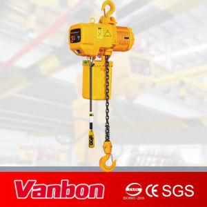 3t Electric Chain Hoist Single Chain Fixed Type (WBH-03001SF)
