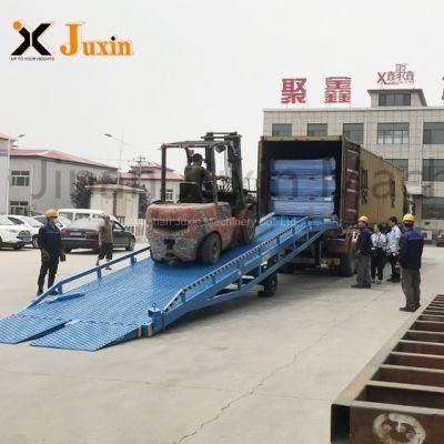 Lift Stationary Dock Leveler Fork Lift Loading Ramp Yard Ramp 6ton 8ton 10ton 12ton