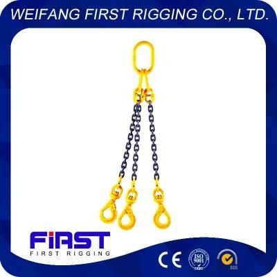Welded Alloy Steel G80 of Three Legs Chain Lifting Sling