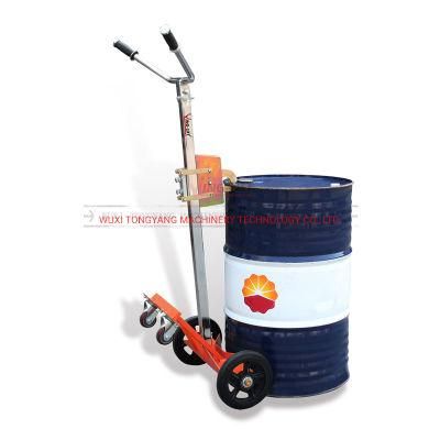 China Manufacturer 450kg Hand Oil Drum Truck Trooley De450b