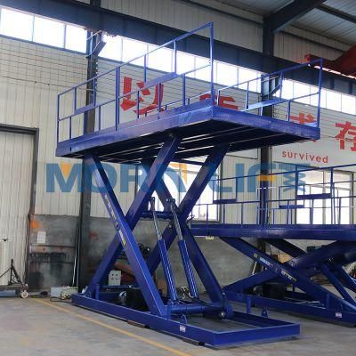 5.5kw Stationary Scissor Lift Garage Equipment
