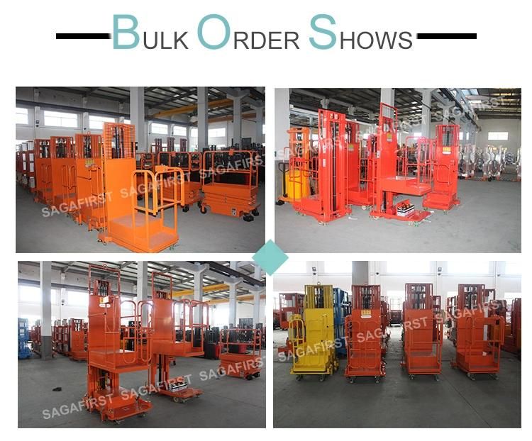 200kg 4.5m Mini Electric Aerial Order Picker with Ce