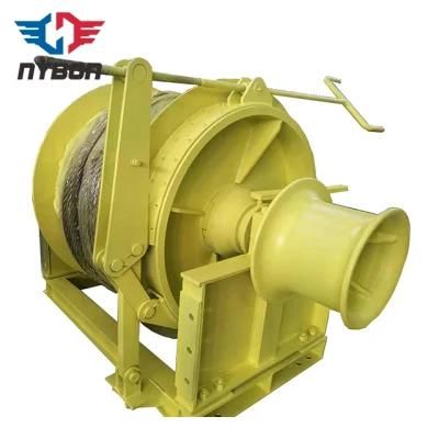 Single Drum 10 Ton Hydraulic Anchor Mooring Winch with Warping Drum