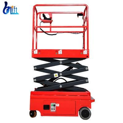 Electric Driven Mini Self Propelled Hydraulic Table Lift Mobile Scissor Lifter