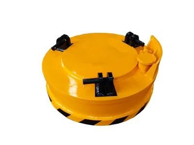 China Brand Magnetic Lifter Excavator Attachments Electro Lifting Magnet for Lifting Steel Scrap