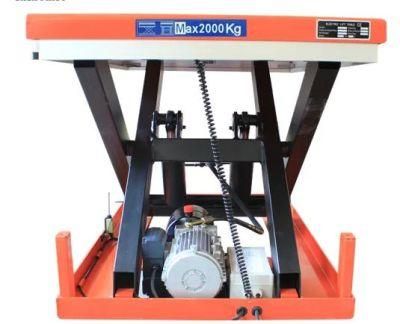 CE Quality 1ton 2ton Hydraulic Scissor Lift Table for Sale