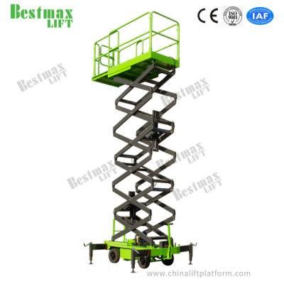 12 Meters 1000kg Heavy Duty Industrial Hydraulic Scissor Lift