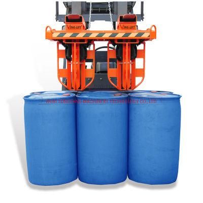 Forklift Mounted 6 Drums Lifter Drum Handling Equipment