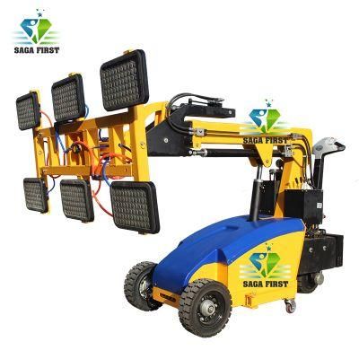 Drivable Electric Lifting Vacuum Lifter Robot for Installing Glass Window