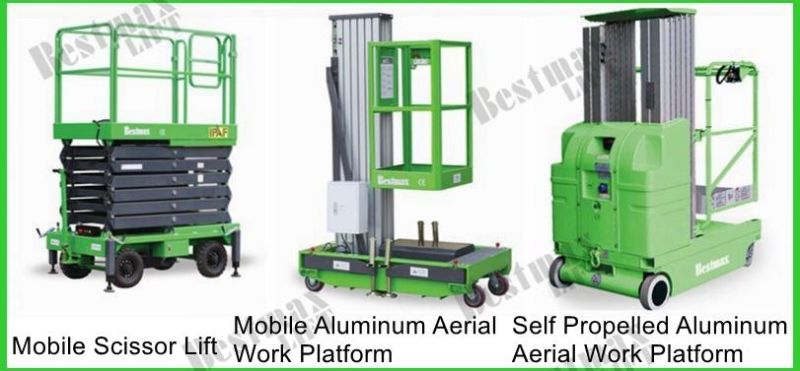 Small Platform Size Automatic Self Propelled Aerial Work Platform