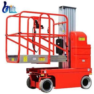 6m 7.5m Aeiral Air Conditioner Tower Single Person Ladder Lift