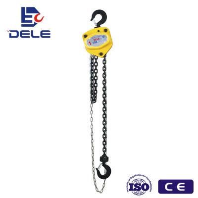 Hangzhou Dele Best Price and Safety Vc-B 3ton Manual Chain Hoist