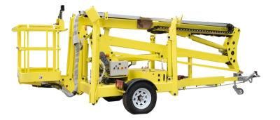 10-20 M Plk Gasoline Diesel Battery Engine Towable Trailer Boom Lifts