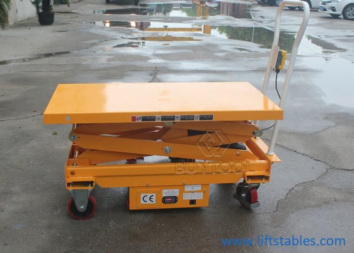 Oversized Deck Mobile Scissor Lift Tables