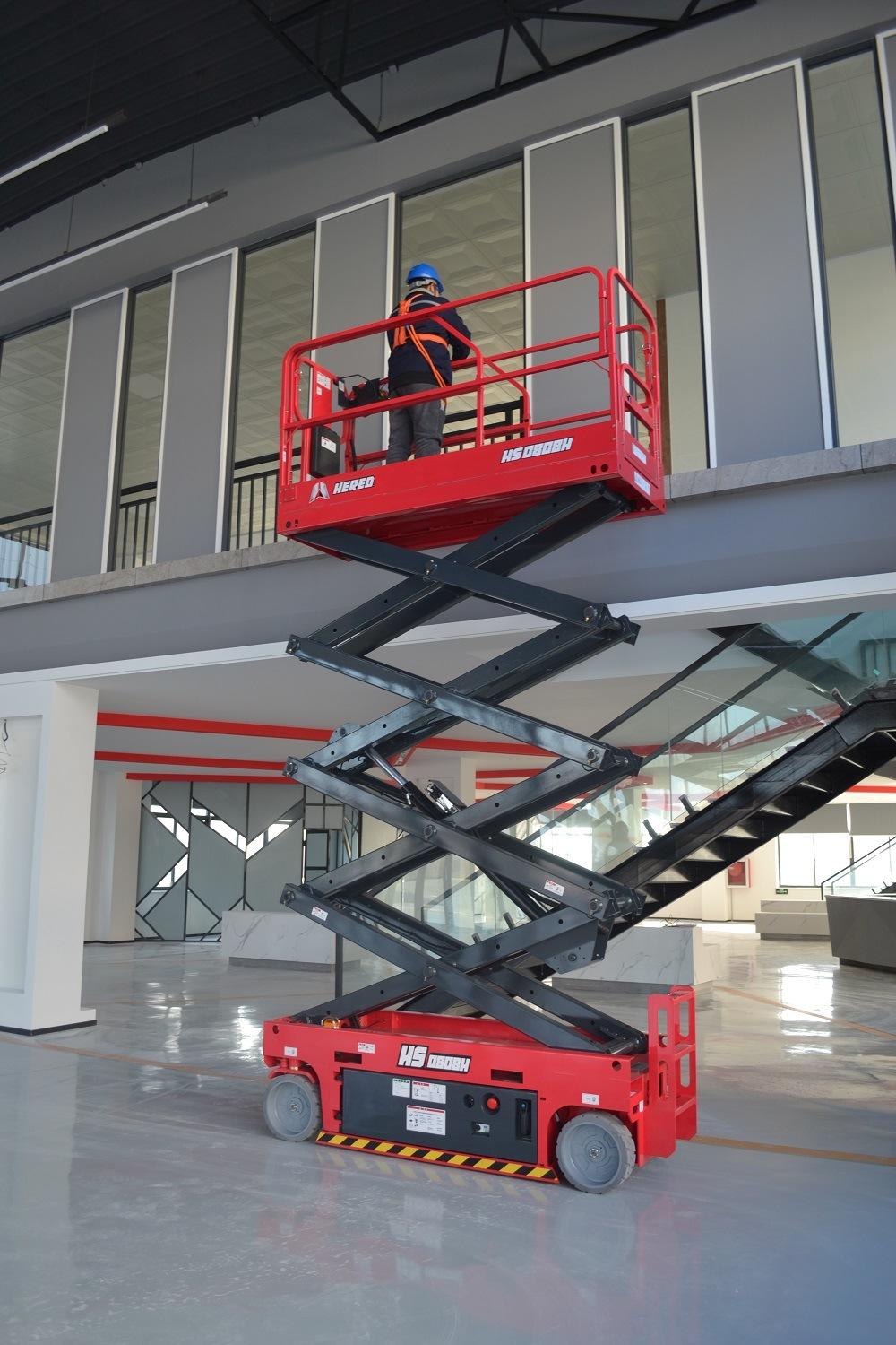 Ipaf Member Mini Small 230kg Load Capacity Mewps Awp 20FT 6m Scissor Lift Elevating Work Platform for Indoor Building