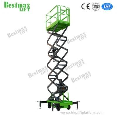 18m Hydraulic Man Lift Mobile Scissor Lift for Aerial Work