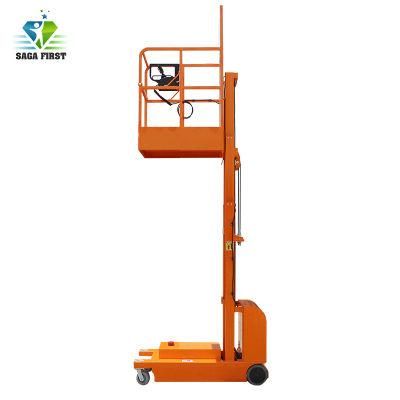 Mini Portable Self Propelled Electric Order Picker with 2400mm Forks