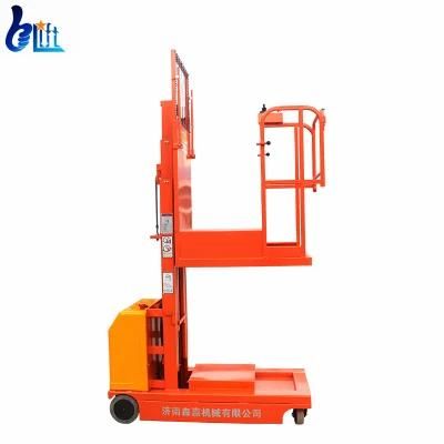 4m 5m 6m Small Portable Indoor Outdoor Electric Order Picker Trilateral