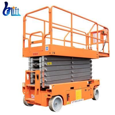 Hydraulic Electric Walk Mobile Self-Propelled Mobile Scissor Lift Manual Lifting Equipment