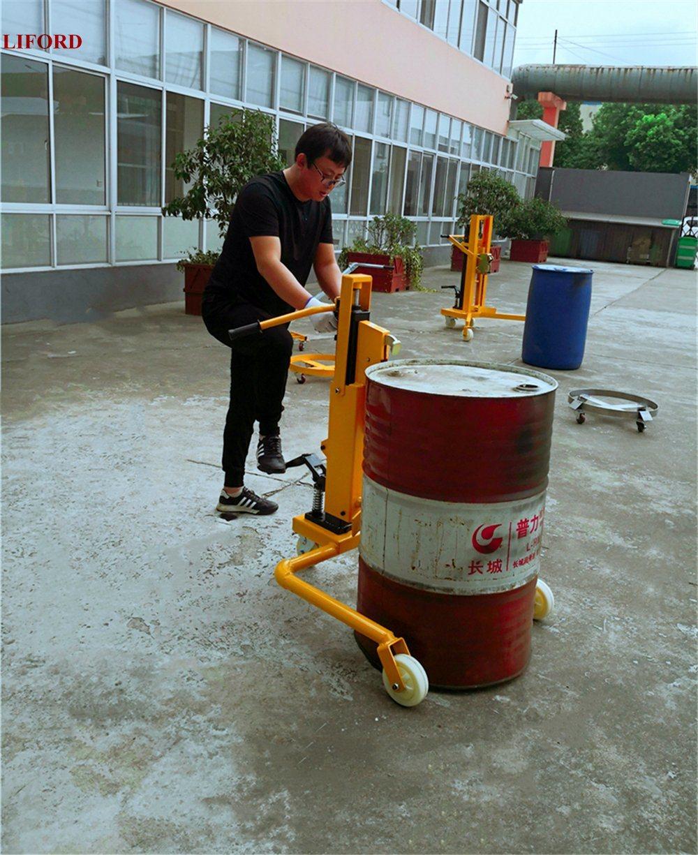 Dt350A Hydraulic Hand Drum Loader Dual Use for Plastic and Steel Can