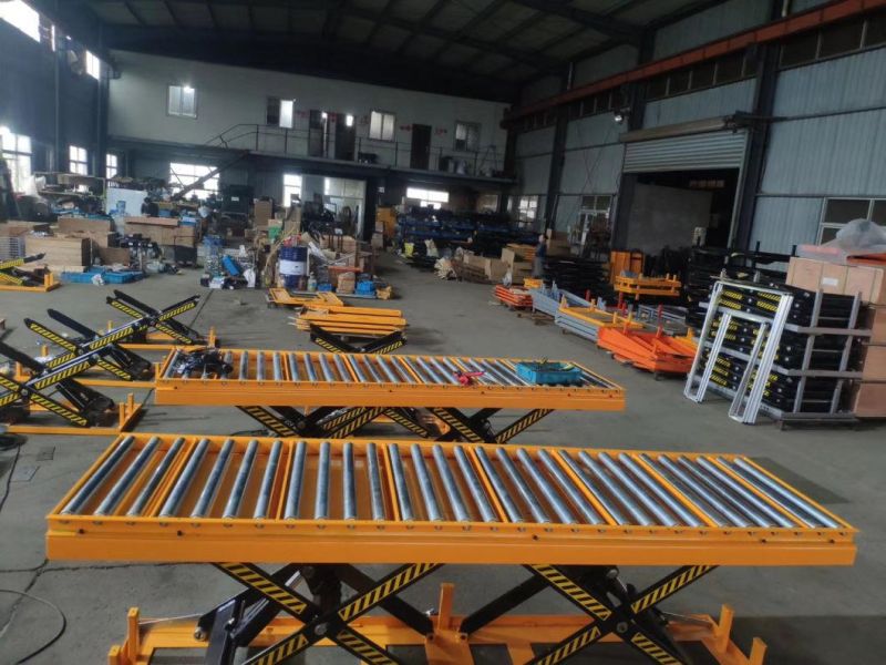 Heavy Duty Large Load Scissor Lifting Table with Roller
