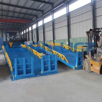 Movable Loading Dock Ramp Mobile Forklift Steel Container Ramp for Sale