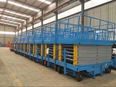 0.5t Half Electric Scissor Lift with Lift Height 12m
