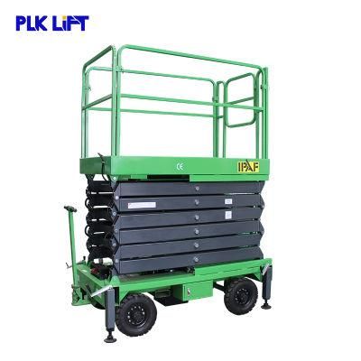 Towable Construction Building Vertical Lifting Platform Hydraulic Electric Scissor Lift