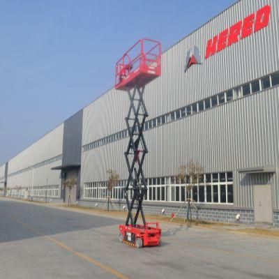 6m 8m 10m 12m 14m Height Self-Propelled Scissor Lifting Equipment Battery Handle Lifter