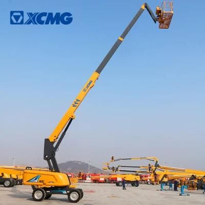 XCMG Motorcycle Platform Lift Xgs22 2019 New 22m Electric Hydraulic Self Propelled Arm Telescopic Boom Man Lift for Aerial Work