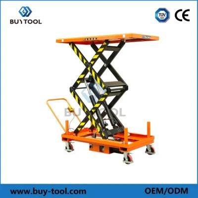 1000kg Load Capacity Mobile Lift Table with Battery