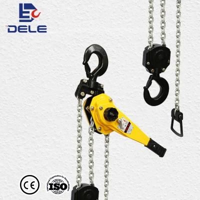 Dele Chain Hoist Dh-0.5t Manual Hand Lifting Tools Chain Pulley Block