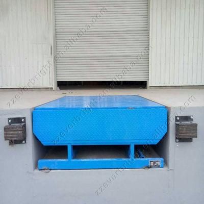 Warehouse Adjustable Loading Ramp 10 Ton Hydraulic Fixed Dock Leveler