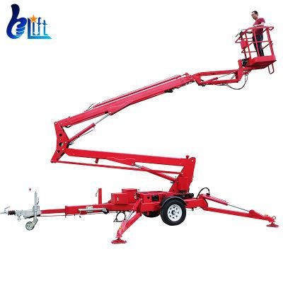 Wall Painting Man Lifter Cherry Picker Lift Trailer Manlift Towable Boom Lift