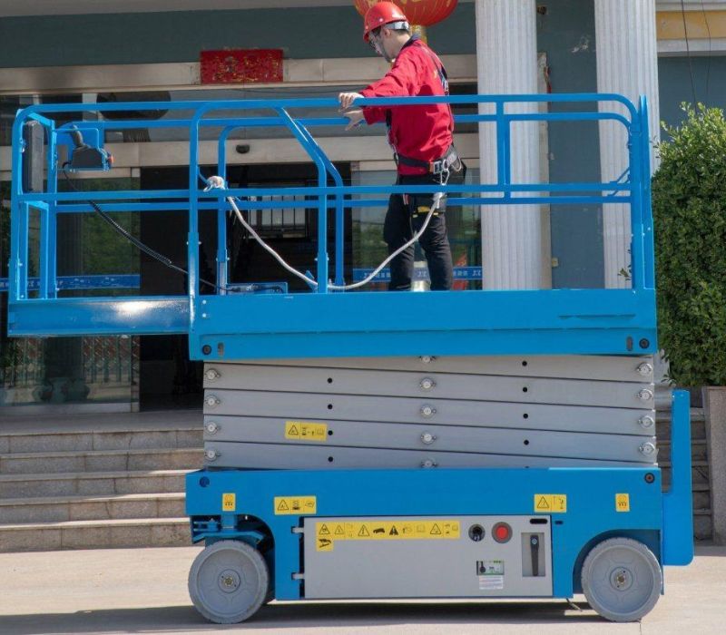 China Daxlifter Brand 6-14m 320kg Hydraulic Self Propelled Scissor Lift