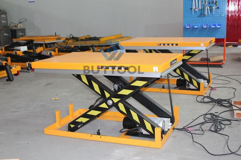 1 Ton Small Electric Hydraulic Scissor Lift Table Fixed Lifting Platform Fixed Lifting Plat