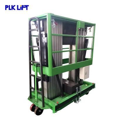 AC DC Power Electric Hydraulic Aluminum Vertical Man Lifter Work Platform