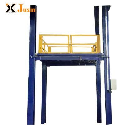 Hydraulic Warehouse Goods Lift Chain Guide Rail Cargo Elevator/Lift