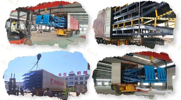 Forklift Container Loading Mobile Hydraulic Dock Loading Ramp