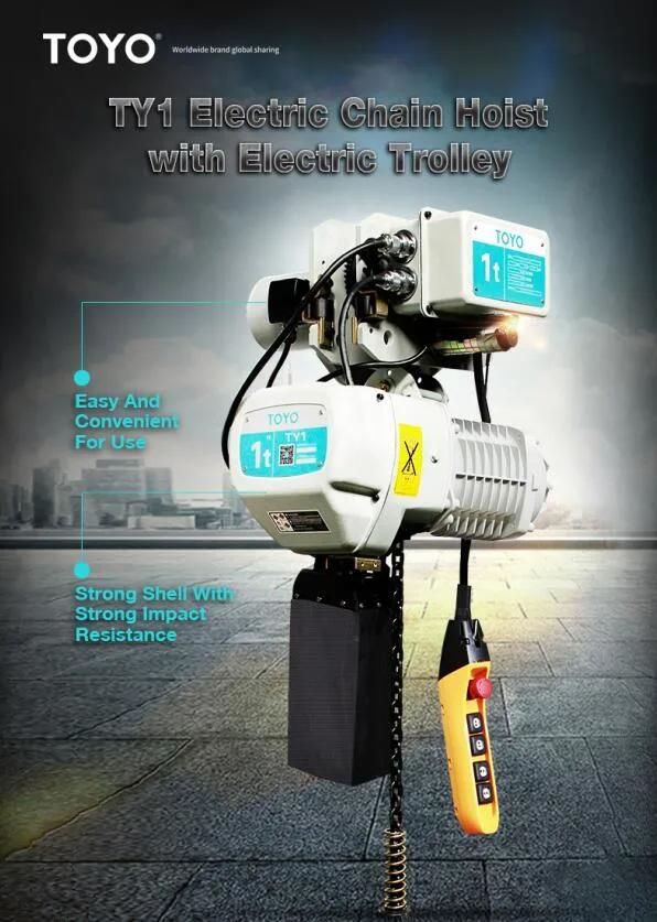 1t 2t 3t 5t 10t 20t 30t Electric Chain Hoist with Electric Trolley Moving Type