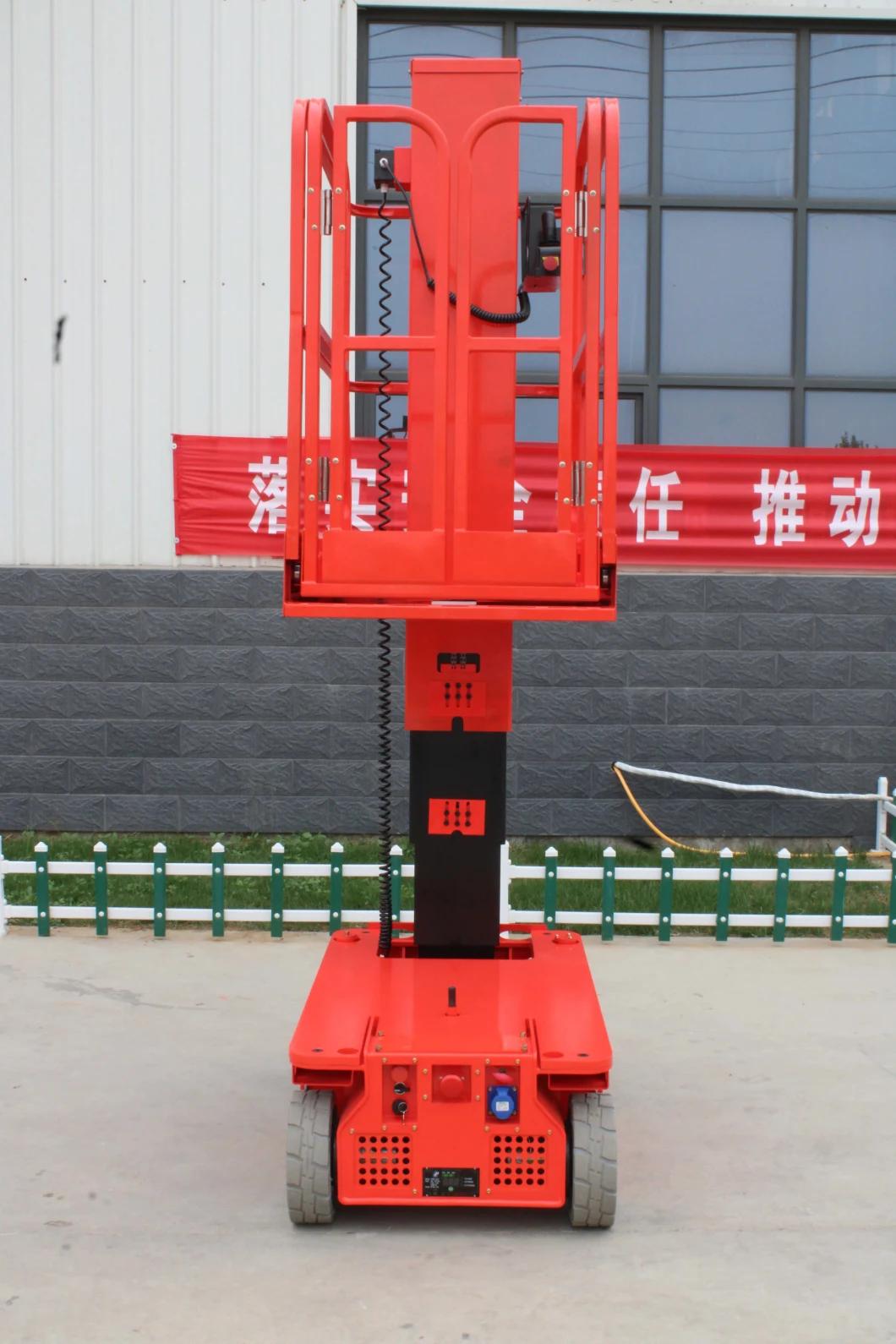 European Standard Vertical Lift Automatic Movement Telescopic Design Aerial Platform