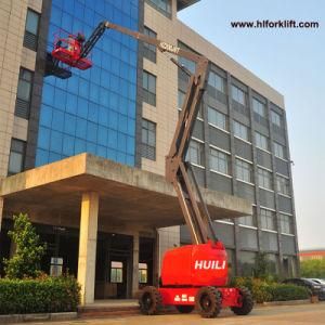 Self-Propelled Articulated Booms Hz200jrt for Rough Terrain Lifting 20 Meters High