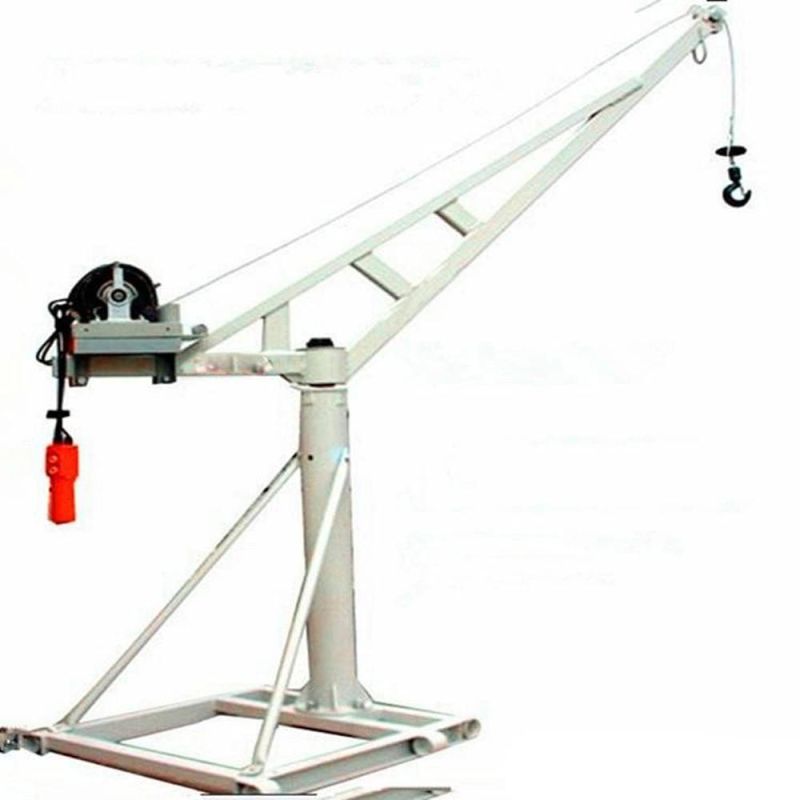 Diesel Engine Cranes (0.5t 1t 2t) Small Jack Shop Diesel Engine Hoist Crane